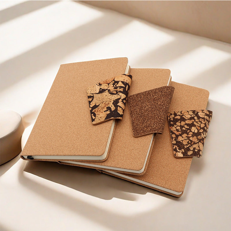 Eco Cork Notebook with Coffee Grounds Cover