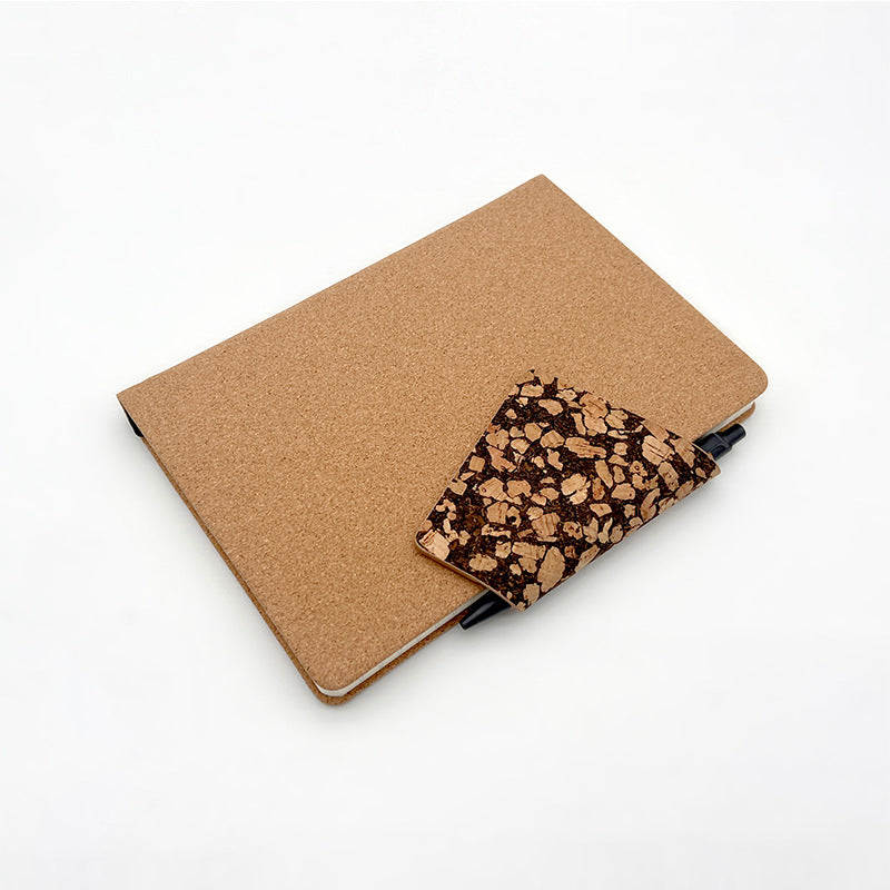 Eco Cork Notebook with Coffee Grounds Cover
