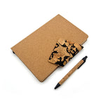 Eco Cork Notebook with Coffee Grounds Cover