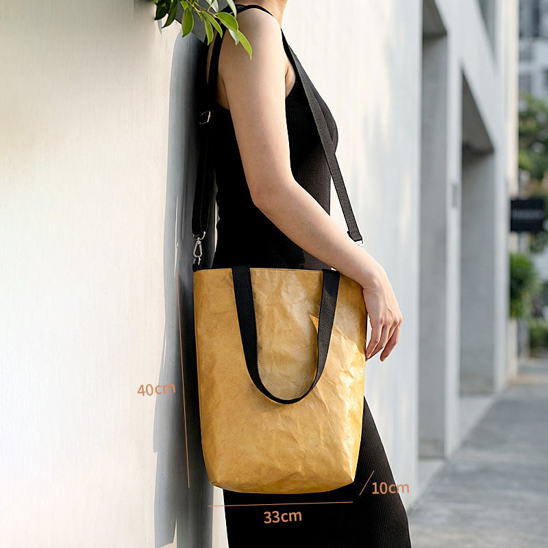 Tyvek paper bag cross shoulder