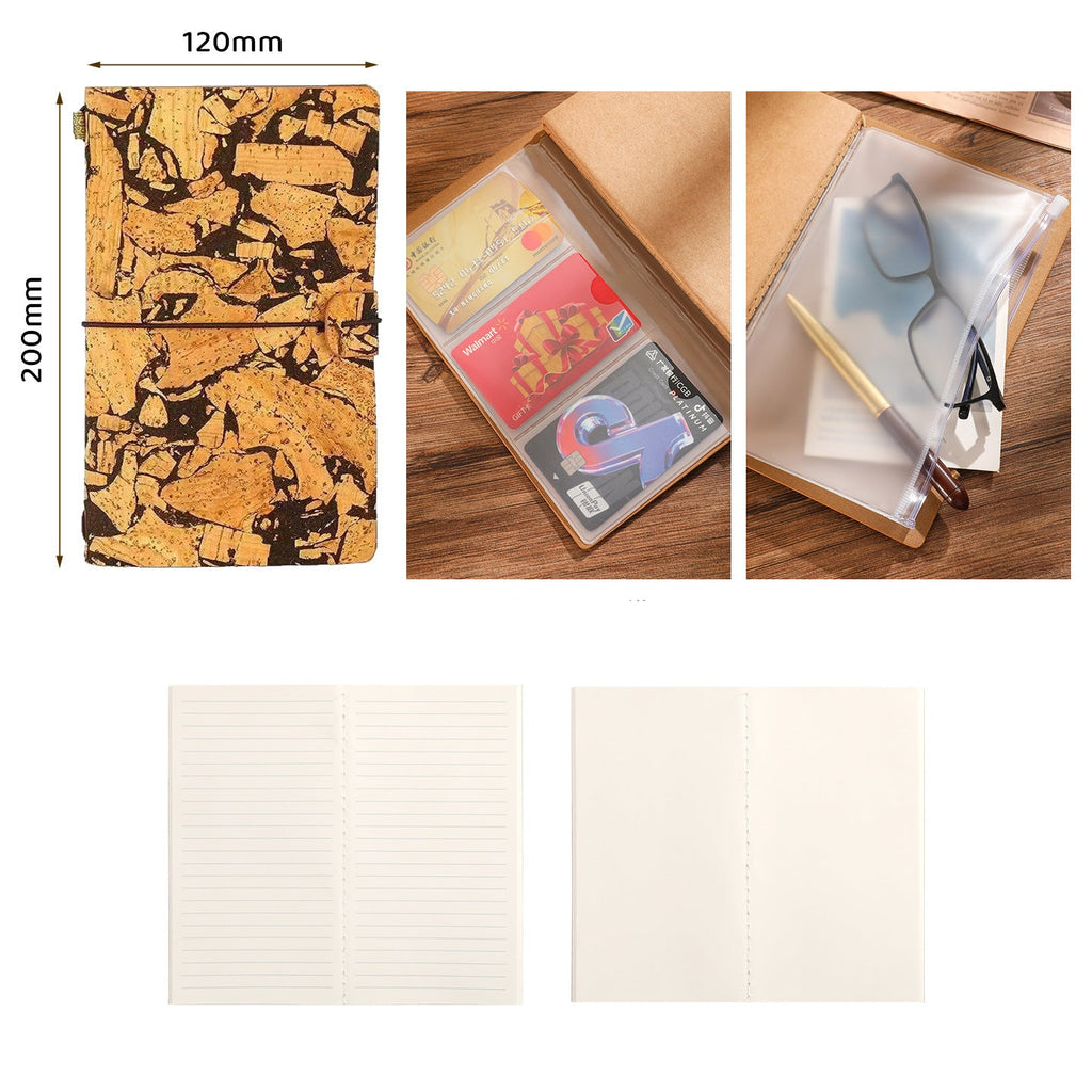 Coffee Grounds Cork Bullet Journal Book