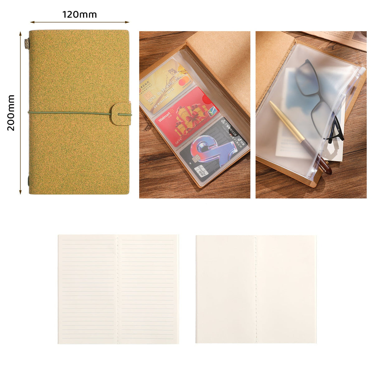 Coffee Grounds Cork Bullet Journal Book